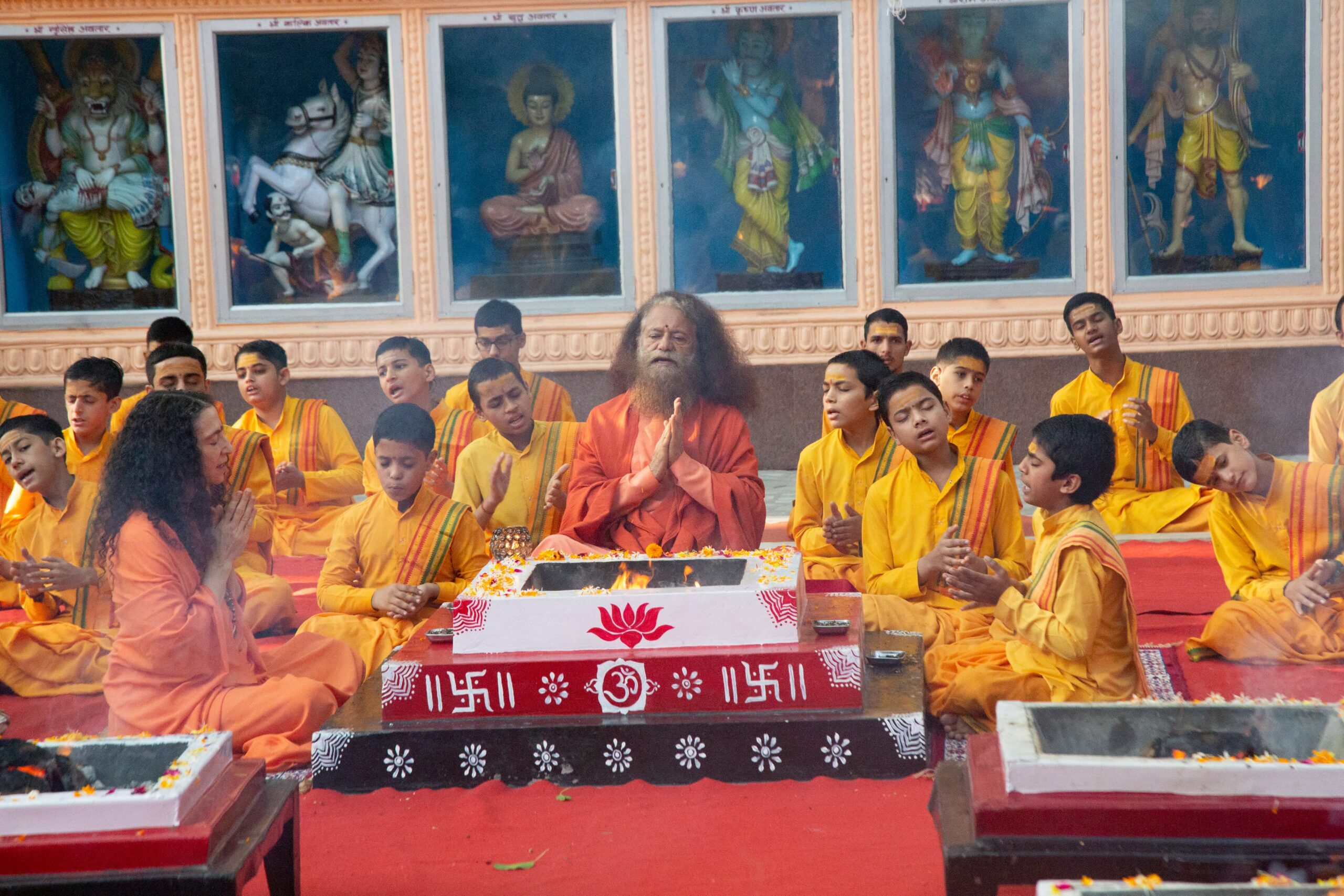 puja in parmarth Niketan