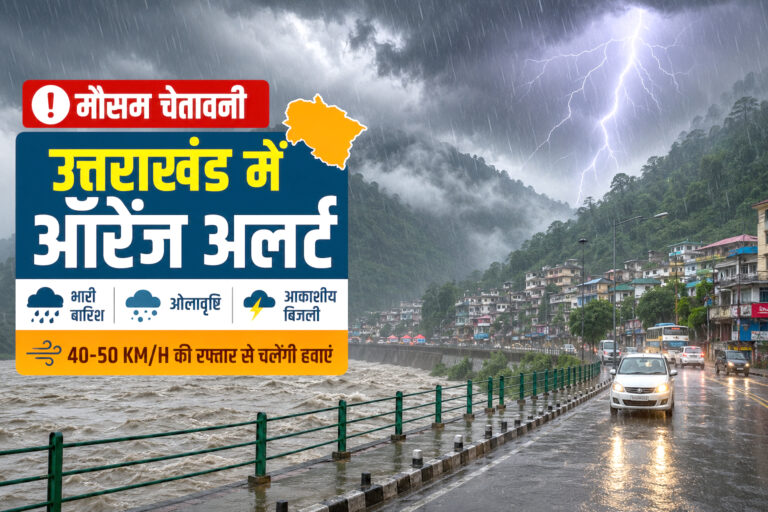 Heavy Rain Alert for Uttarakhand